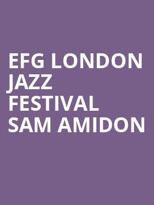 EFG London Jazz Festival Sam Amidon at Cadogan Hall